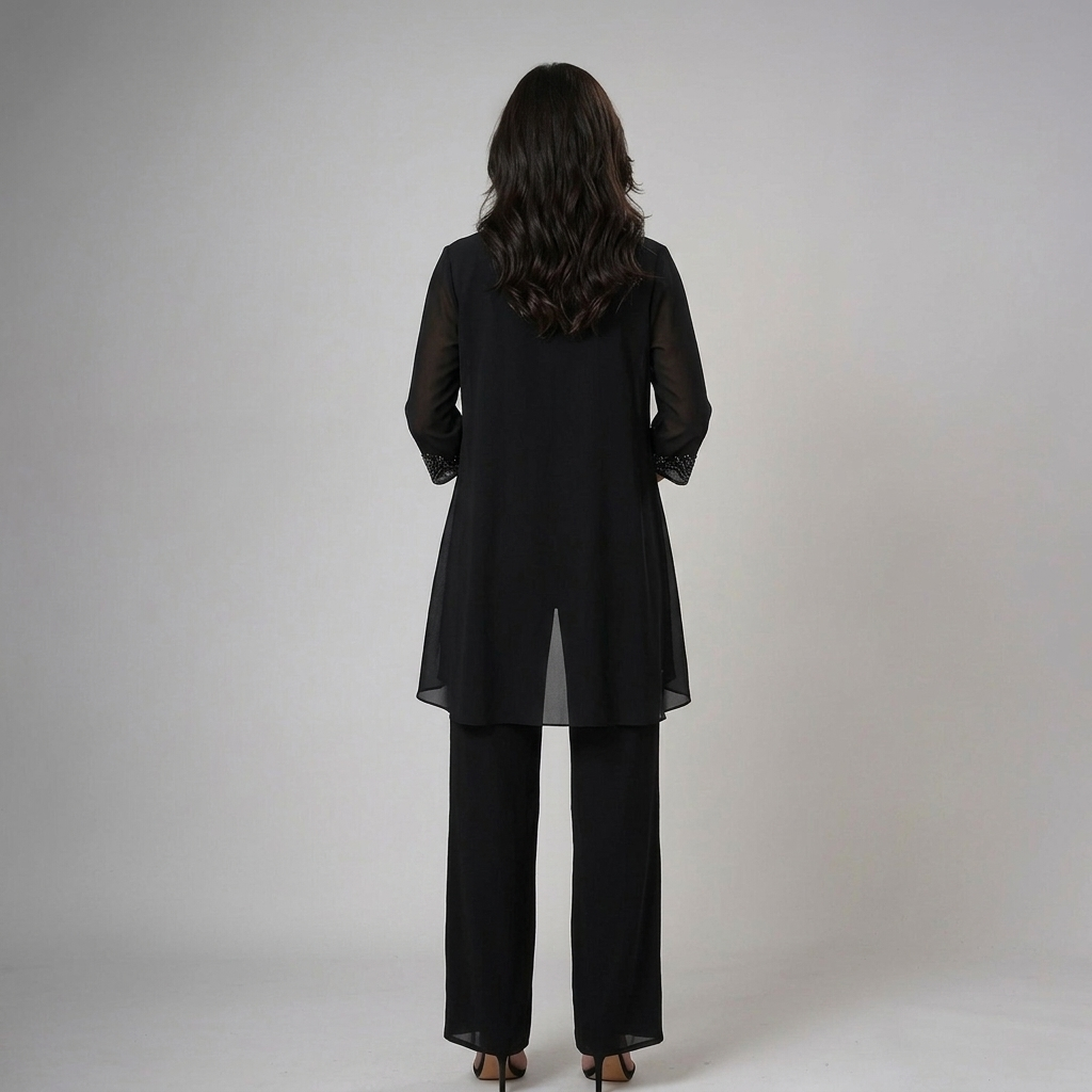 IRIS | CONJUNTO ELEGANTE DE TRES PIEZAS DE ALGODÓN
