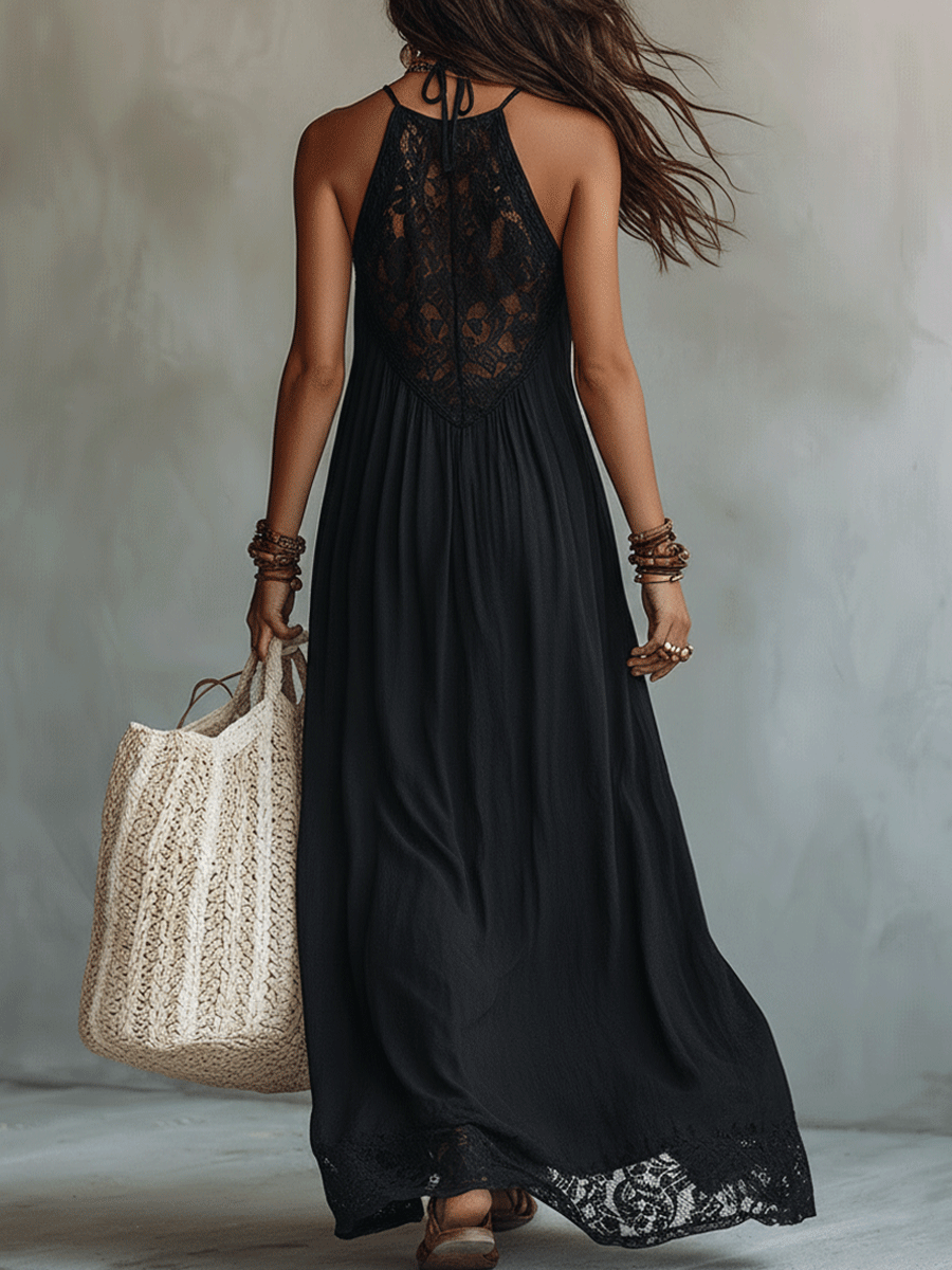 VERA | VESTIDO MAXI BOHEMIO ELEGANTE