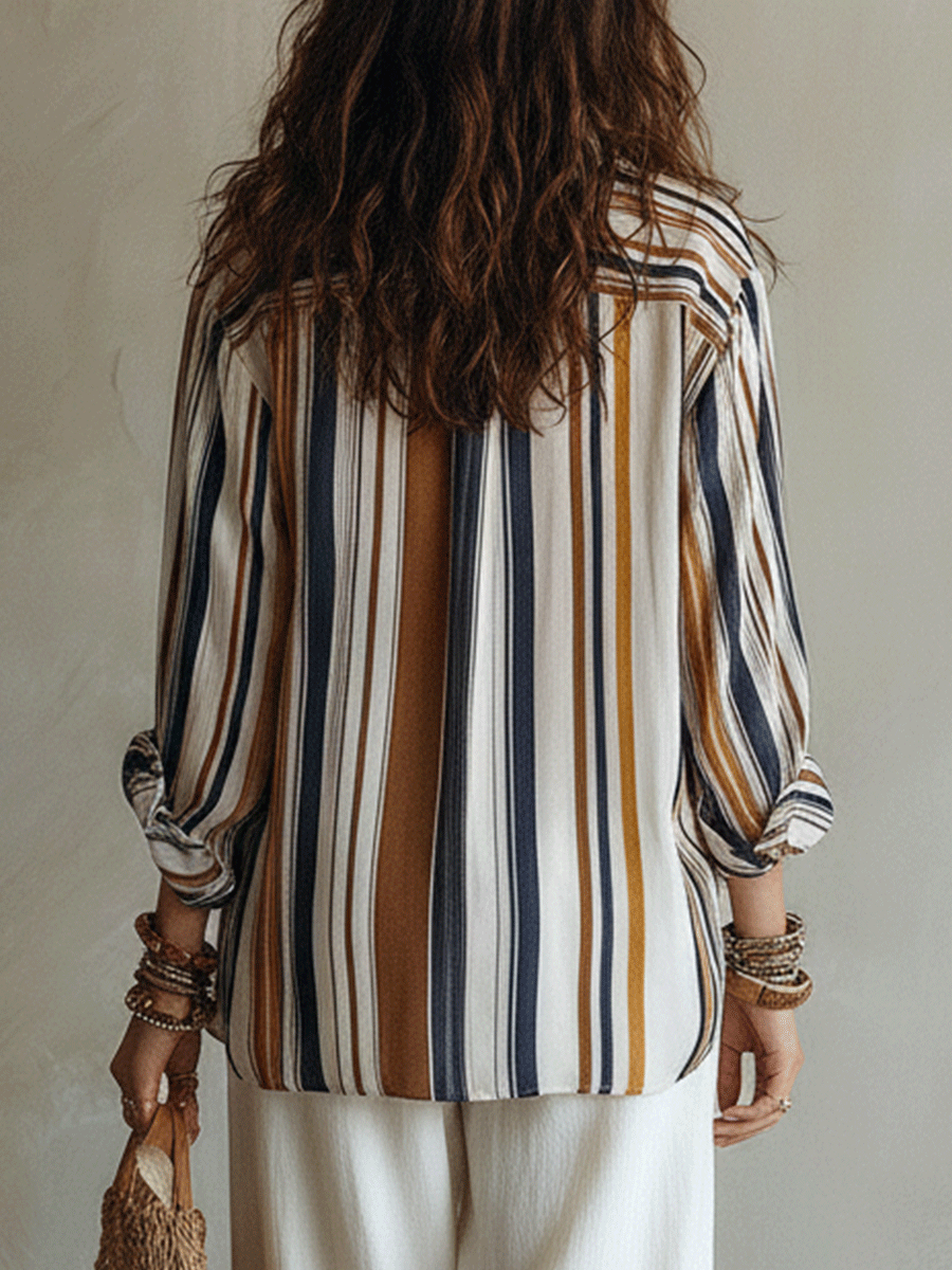 ZAFIRA | CONJUNTO RESORT BOHEMIO DE RAYAS