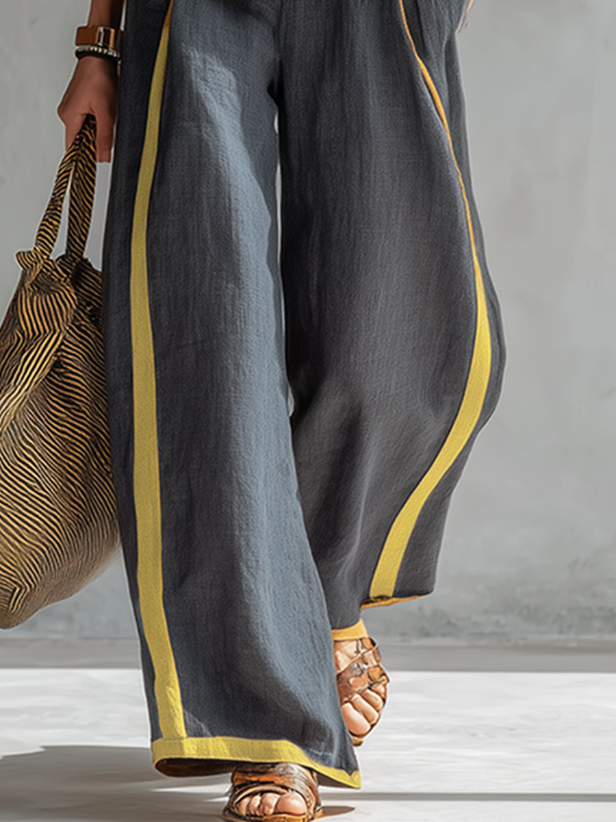 LEILA ∙ CONJUNTO ELEGANTE DE ALGODÓN Y LINO