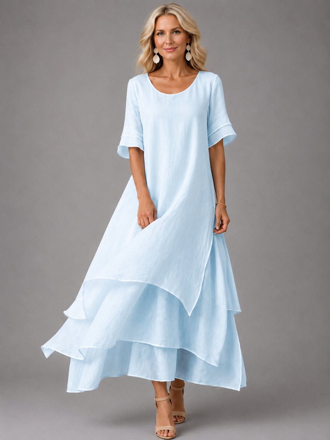 LIORA | VESTIDO MAXI DE CAÍDA ELEGANTE