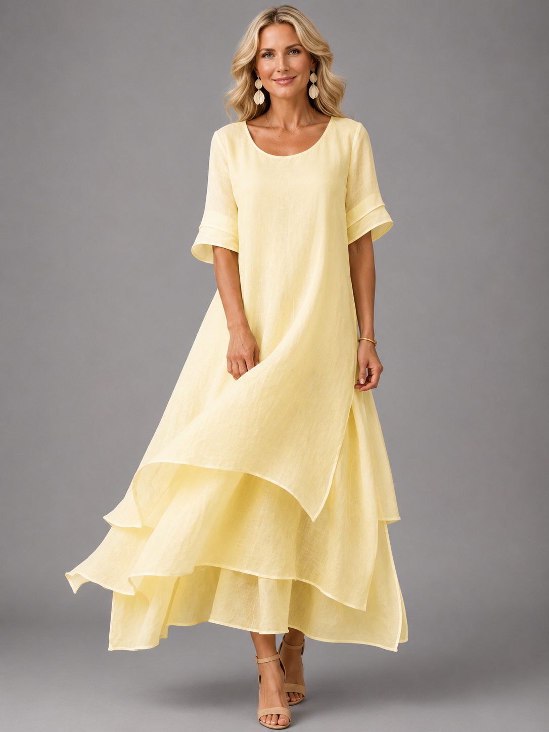 LIORA | VESTIDO MAXI DE CAÍDA ELEGANTE