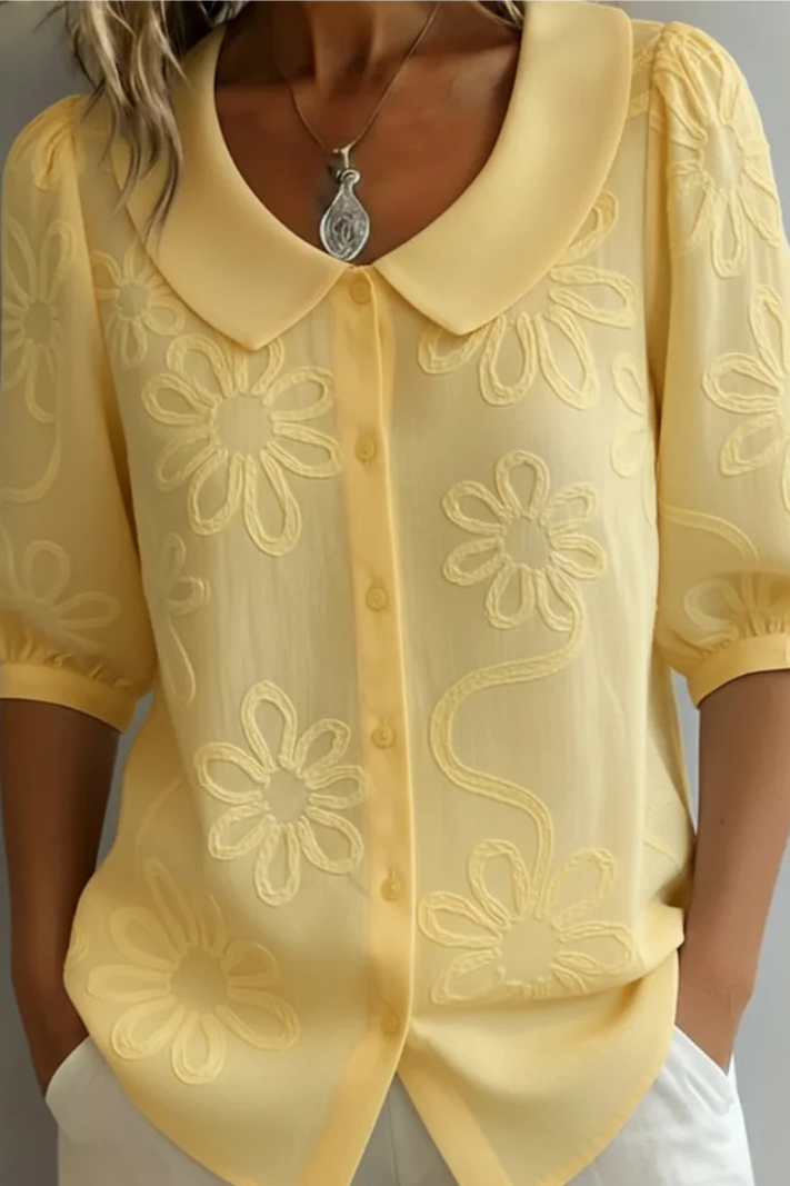 ELI | BLUSA FLORAL BORDADA