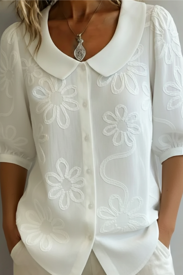 ELI | BLUSA FLORAL BORDADA