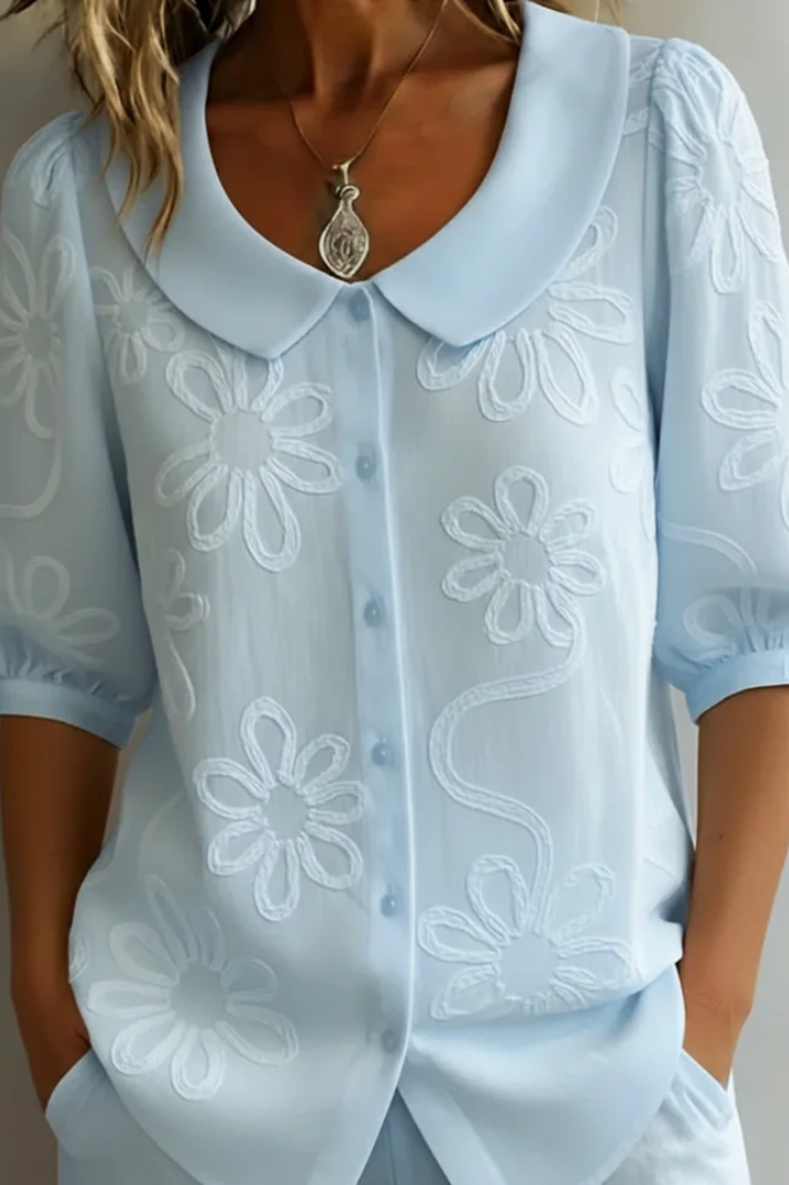 ELI | BLUSA FLORAL BORDADA