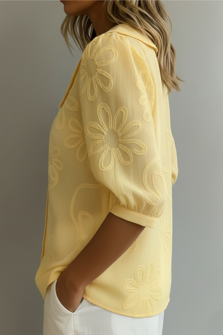 ELI | BLUSA FLORAL BORDADA